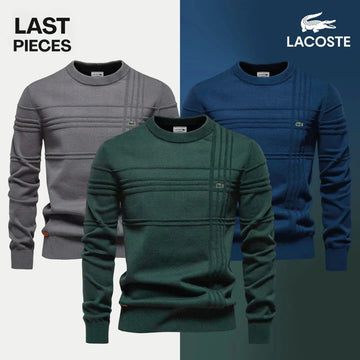 Textured Knit Crewneck Sweater